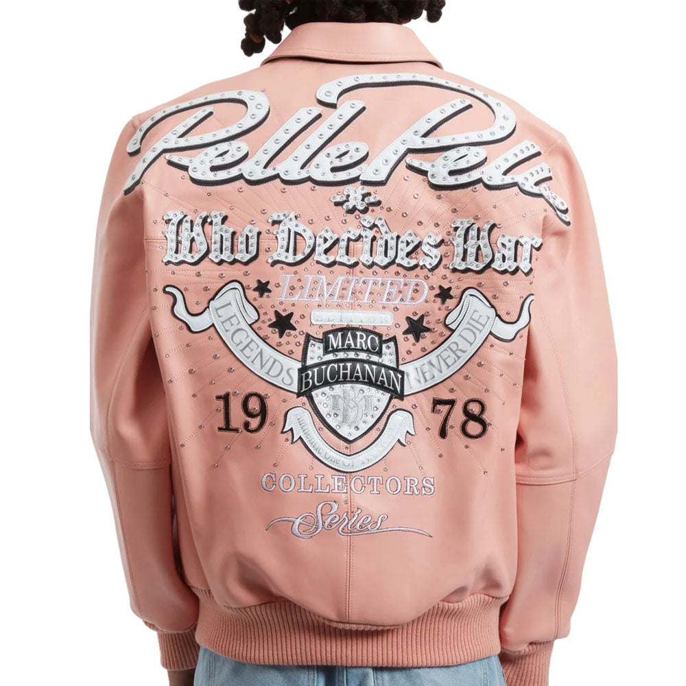 Men's Hip Hop Leather Bomber Jacket